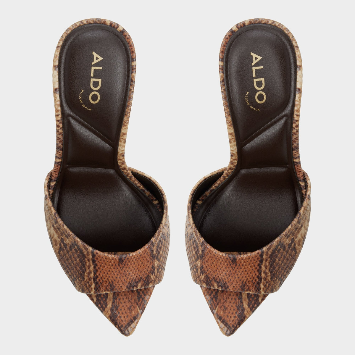 Anniebrilden in Brown Multi 14190598 - Heeled mule, Stiletto heel | Aldo New
