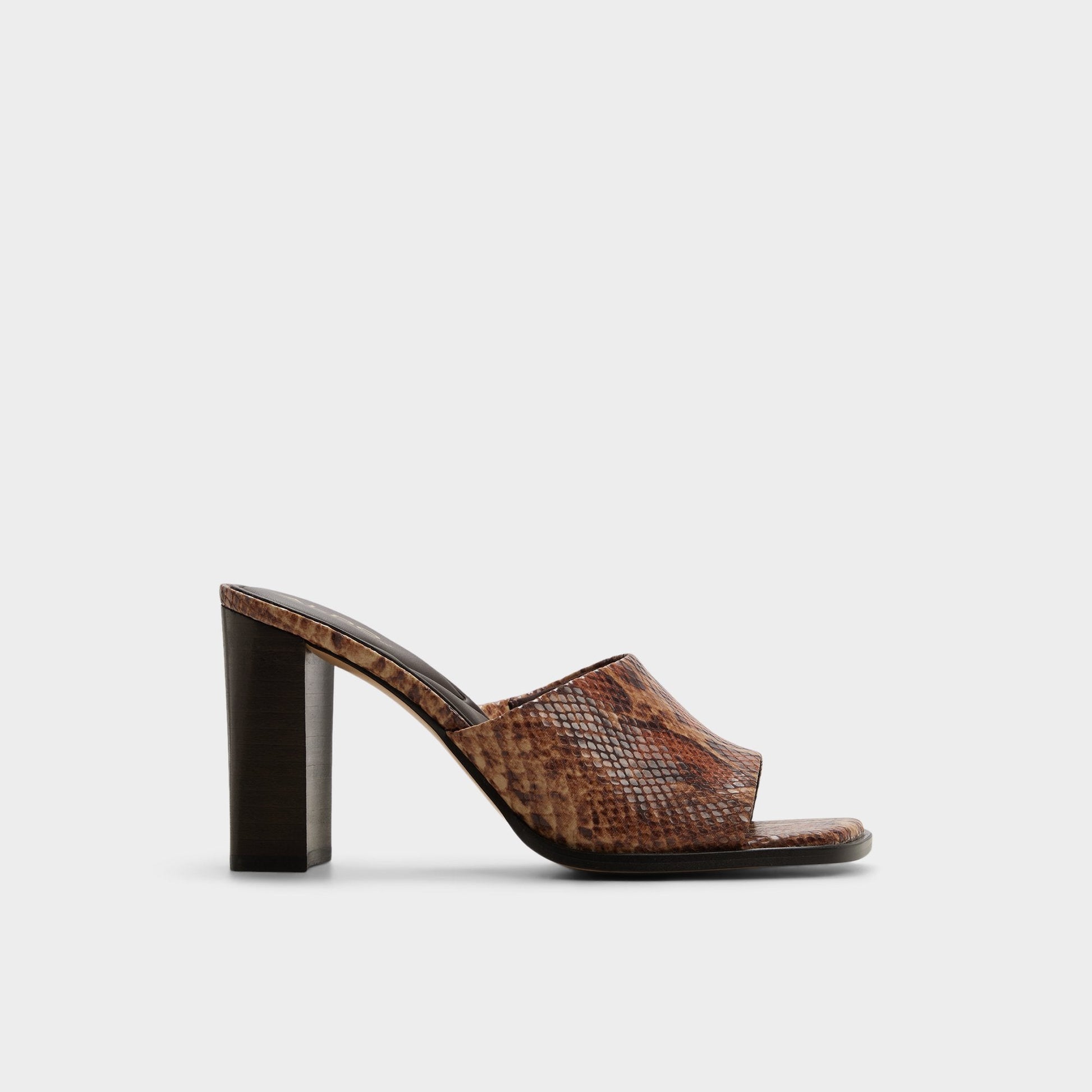 Re in Sophia Brown Multi14190695 - Heeled mule, Block heel | Aldo Featured