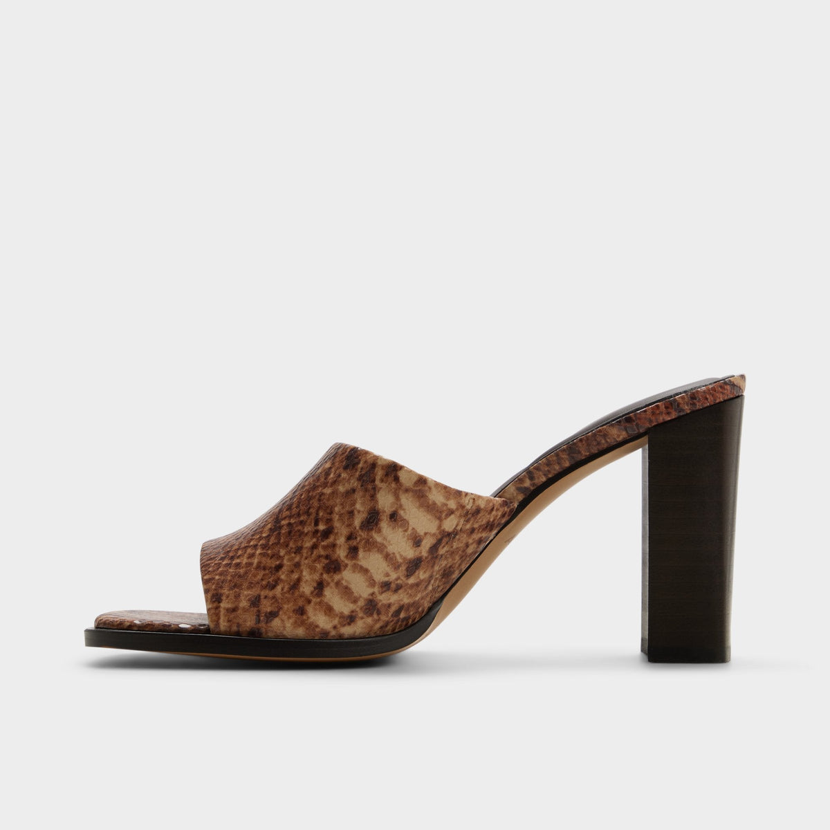 Re in Sophia Brown Multi14190695 - Heeled mule, Block heel | Aldo Featured