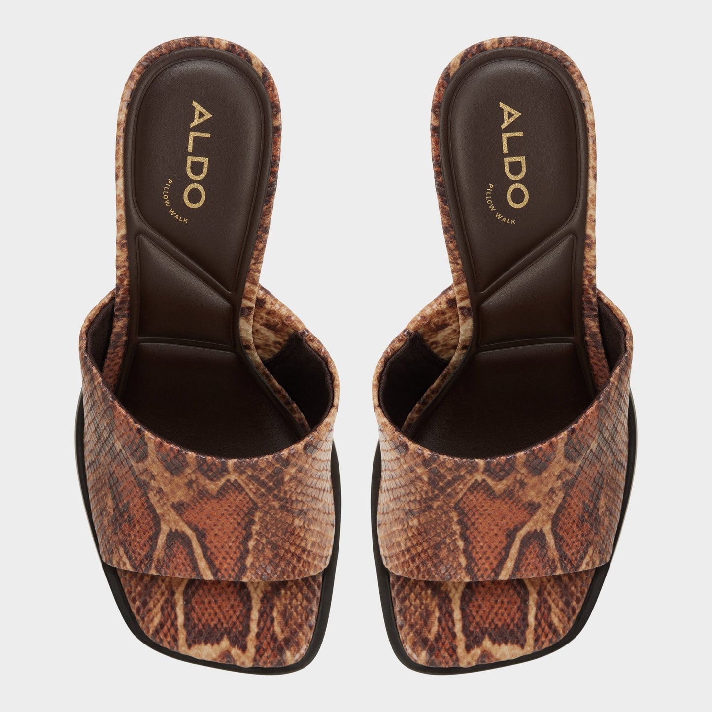 Re in Sophia Brown Multi14190695 - Heeled mule, Block heel | Aldo Featured