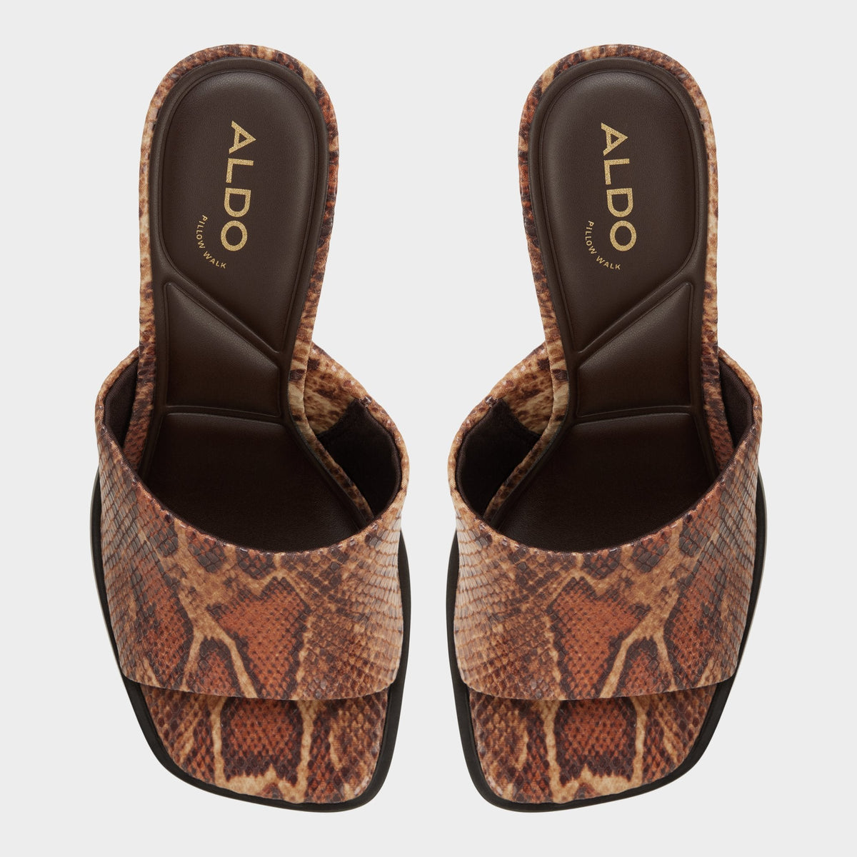 Re in Sophia Brown Multi14190695 - Heeled mule, Block heel | Aldo Featured