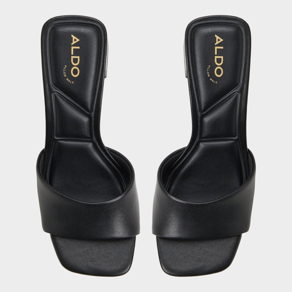 Tisha Black Women's Heeled mules - Heeled mule, Block heel | Aldo Recommended