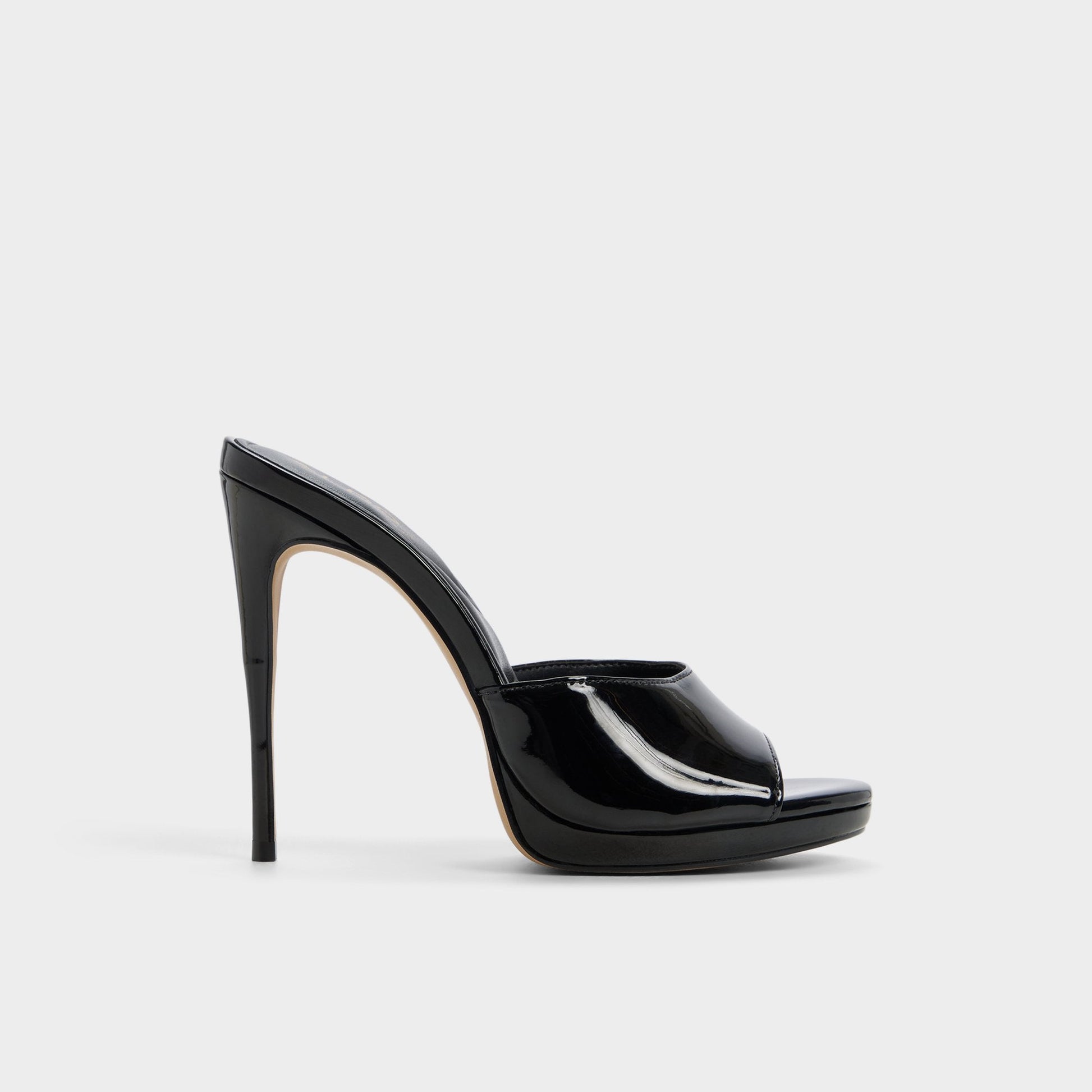 Rivieraa in Black - Heeled mule, Platform | Aldo Signature