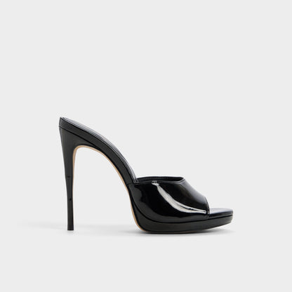 Rivieraa in Black - Heeled mule, Platform | Aldo Signature