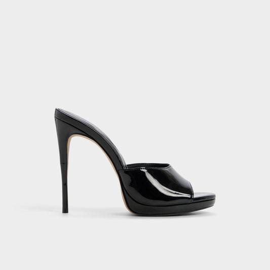 Rivieraa in Black - Heeled mule, Platform | Aldo Signature