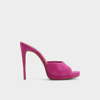 Rivieraa in Dark Pink - Heeled mule, Platform | Aldo Classic