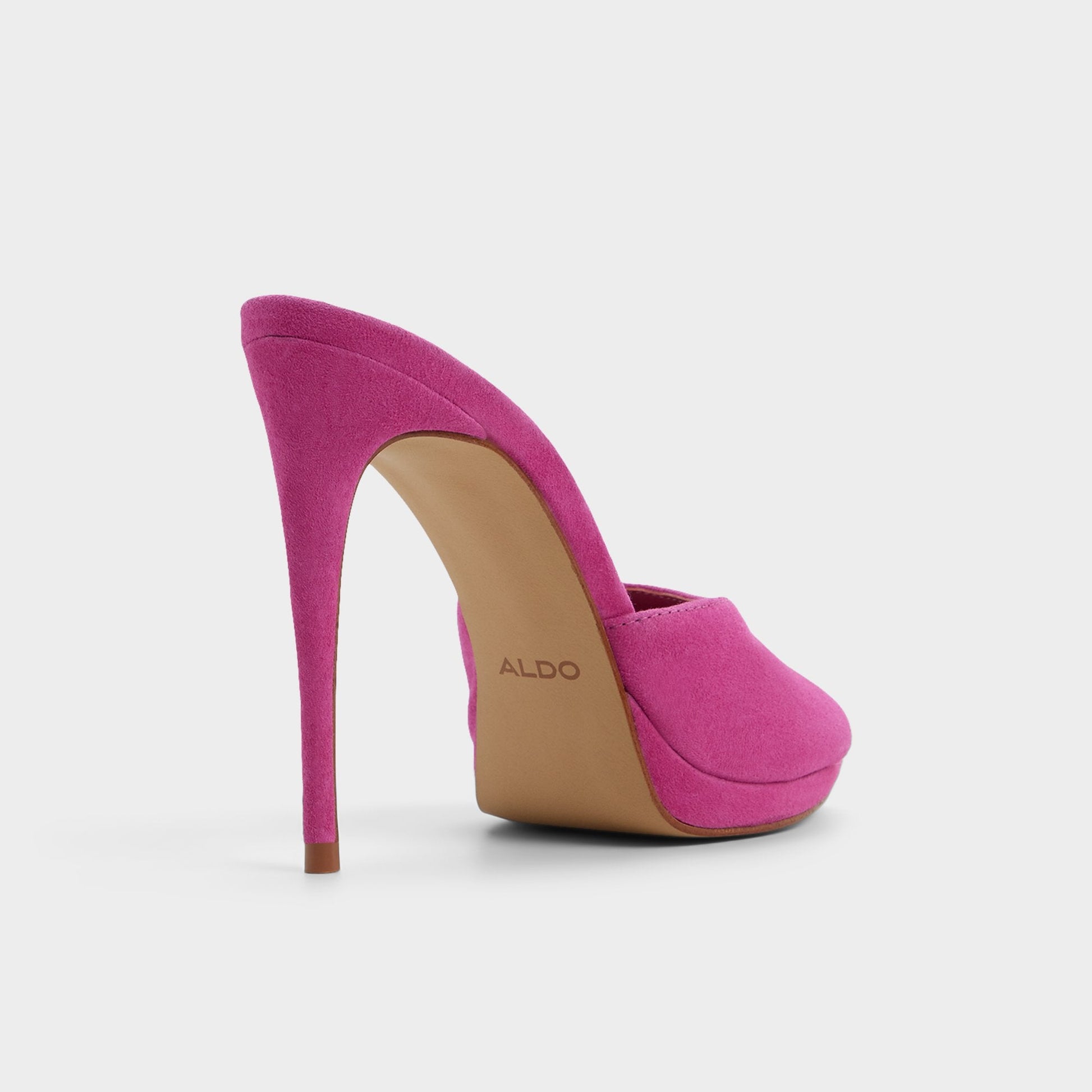 Rivieraa in Dark Pink - Heeled mule, Platform | Aldo Classic