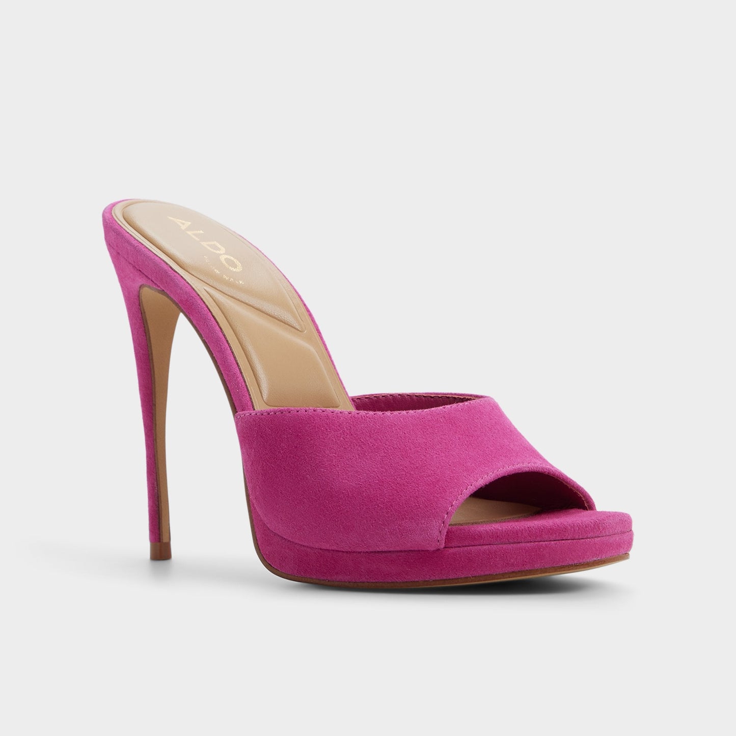 Rivieraa in Dark Pink - Heeled mule, Platform | Aldo Classic