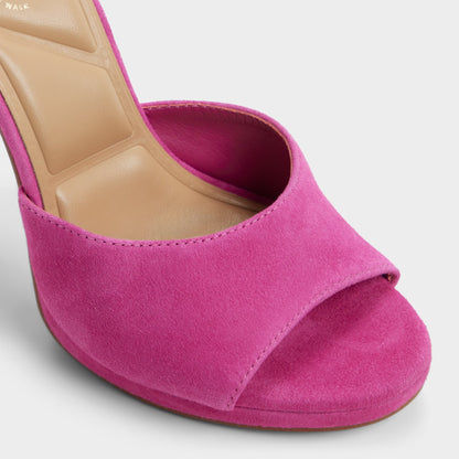 Rivieraa in Dark Pink - Heeled mule, Platform | Aldo Classic
