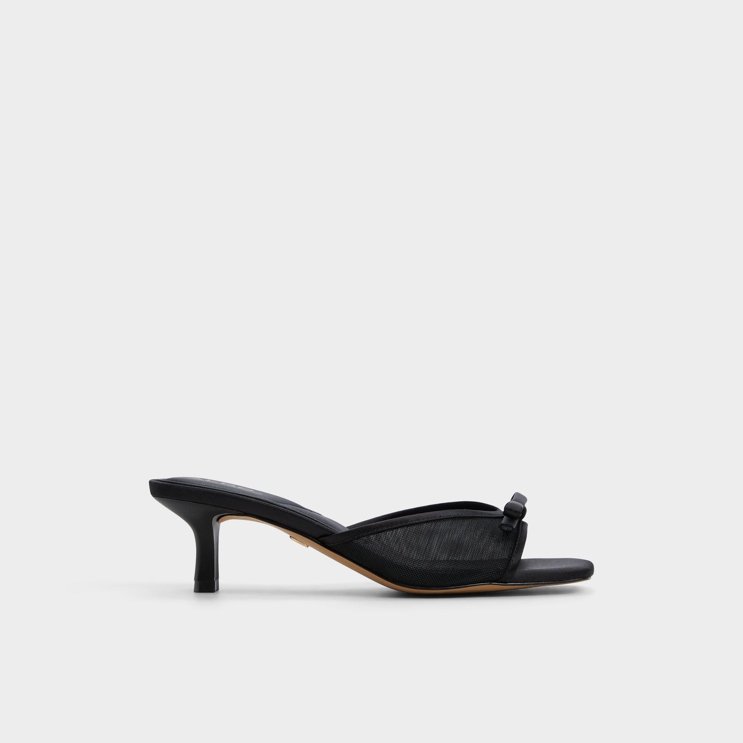 Begoniaa Black Women's Heeled mules - Heeled mule, Kitten heel | Aldo Essential