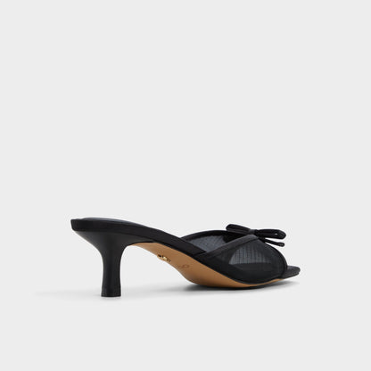 Begoniaa Black Women's Heeled mules - Heeled mule, Kitten heel | Aldo Essential