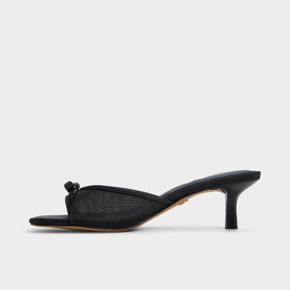 Begoniaa Black Women's Heeled mules - Heeled mule, Kitten heel | Aldo Essential