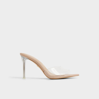 Anitabrilden Beige Women's Mule slides - Heeled mule, Stiletto heel | Aldo Trending