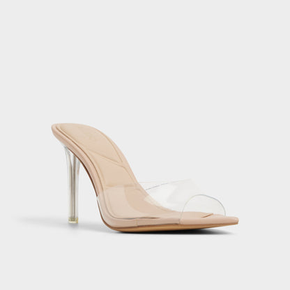 Anitabrilden Beige Women's Mule slides - Heeled mule, Stiletto heel | Aldo Trending