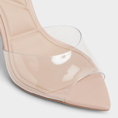 Anitabrilden Beige Women's Mule slides - Heeled mule, Stiletto heel | Aldo Trending