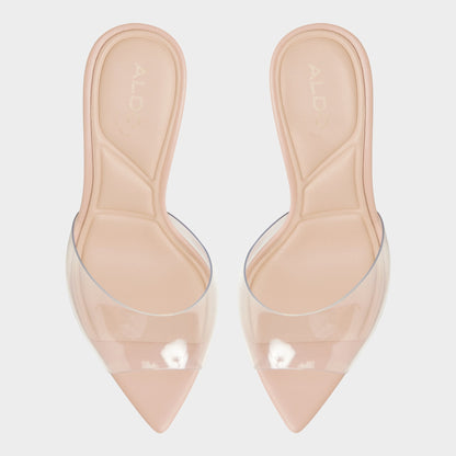 Anitabrilden Beige Women's Mule slides - Heeled mule, Stiletto heel | Aldo Trending