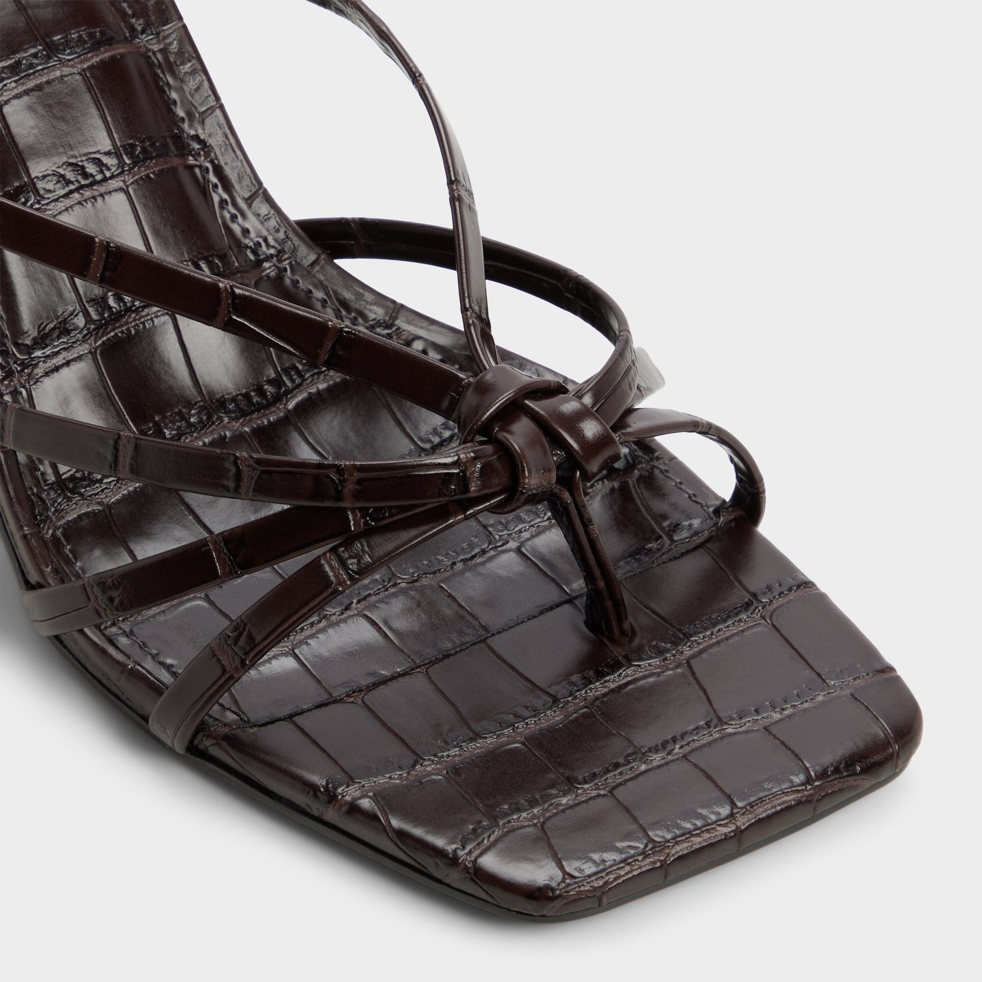 Lumera in Dark Brown - Heeled mule, Stiletto heel | Aldo Best Seller