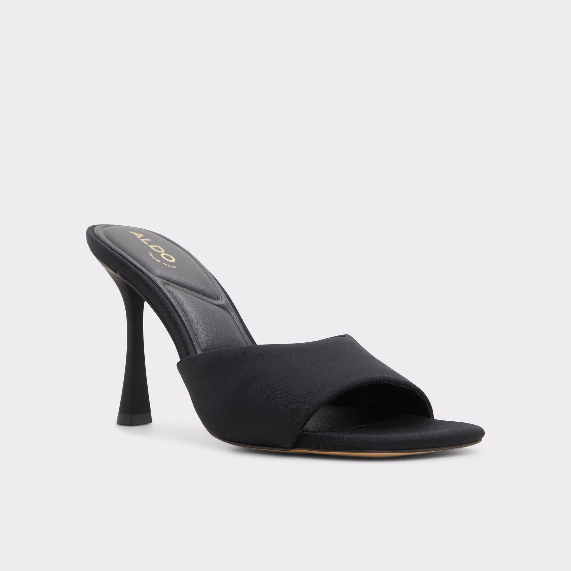 Evadalia Black Women's Heeled mules - Heeled mule, Stiletto heel | Aldo Recommended