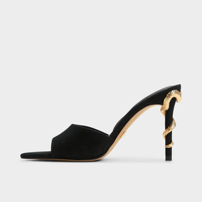Seashella Other Black Women's Heeled mules - Heeled mule | Aldo Exclusive