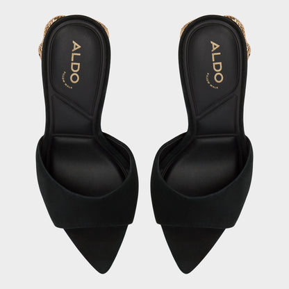 Seashella Other Black Women's Heeled mules - Heeled mule | Aldo Exclusive