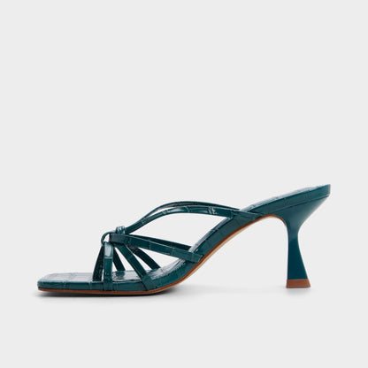 Lumera in Other Green - Heeled mule, Stiletto heel | Aldo Signature