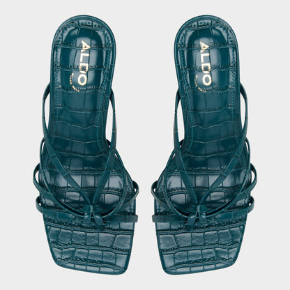 Lumera in Other Green - Heeled mule, Stiletto heel | Aldo Signature