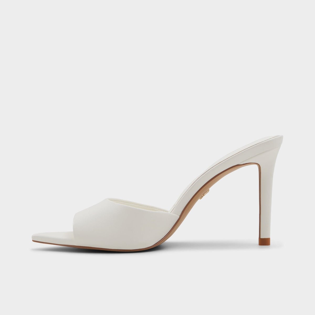 Anniebrilden White Women's Heeled mules - Heeled mule, Stiletto heel | Aldo Essential