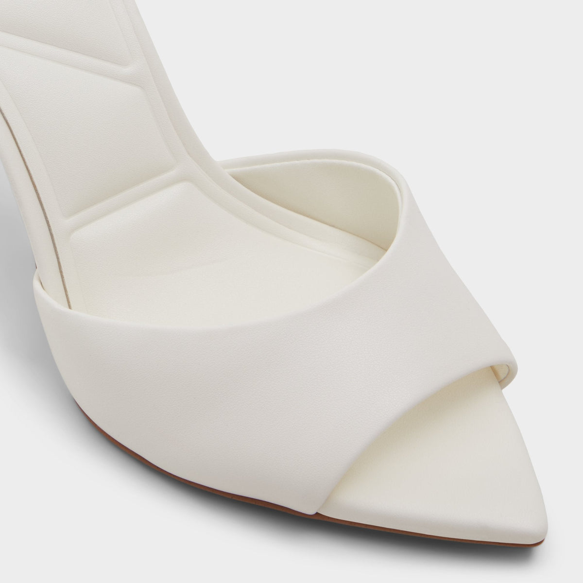 Anniebrilden White Women's Heeled mules - Heeled mule, Stiletto heel | Aldo Essential