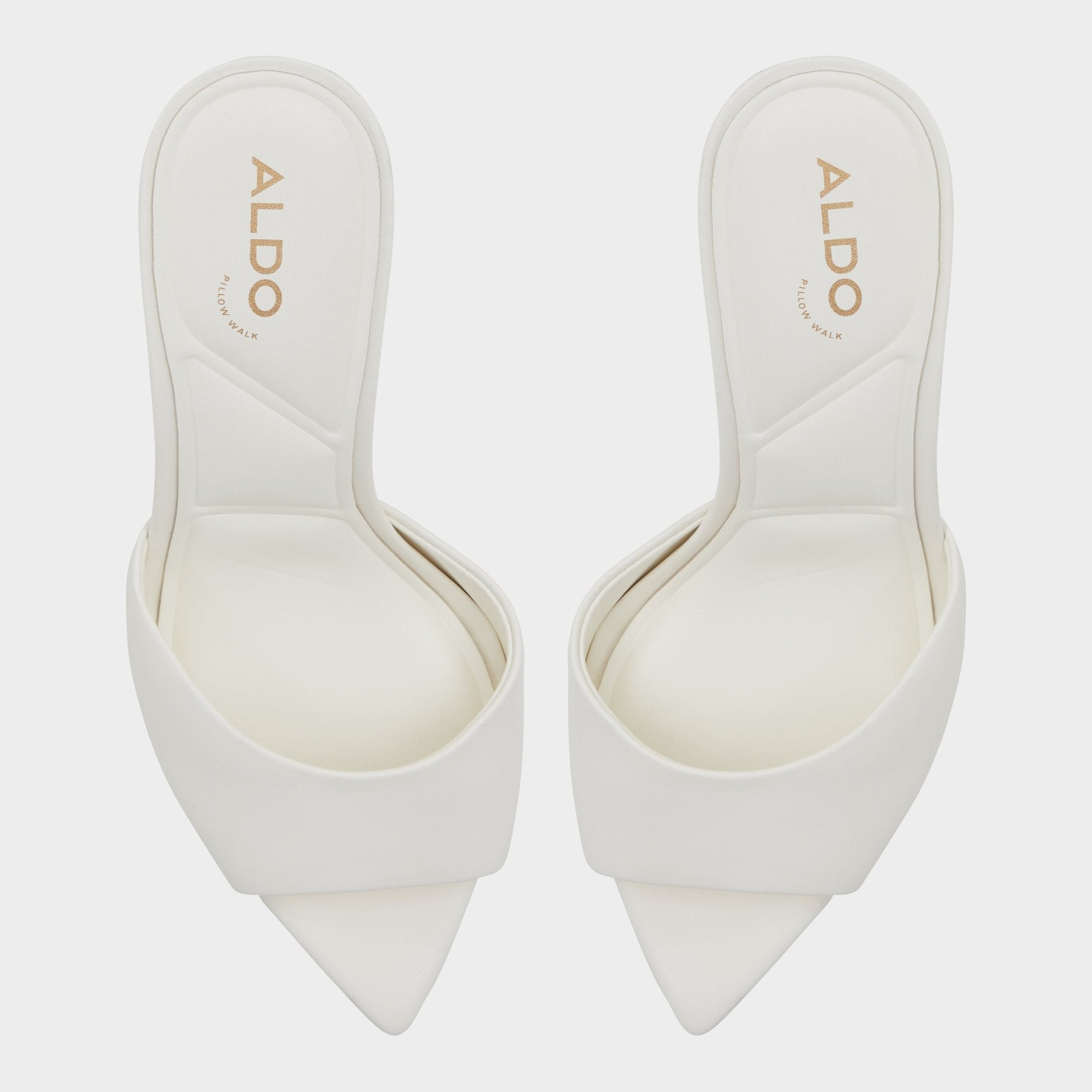 Anniebrilden White Women's Heeled mules - Heeled mule, Stiletto heel | Aldo Essential