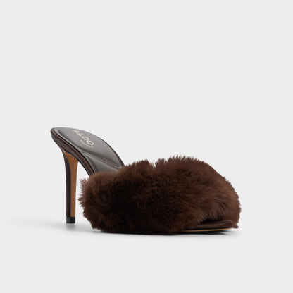 Anniebrilden in Dark Brown 14163209 - Heeled mule, Stiletto heel | Aldo Premium