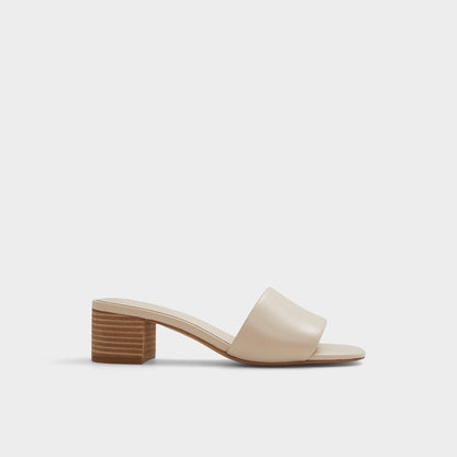 Claudina Other Beige Women's Block heels - Heeled mule, Block heel | Aldo Popular