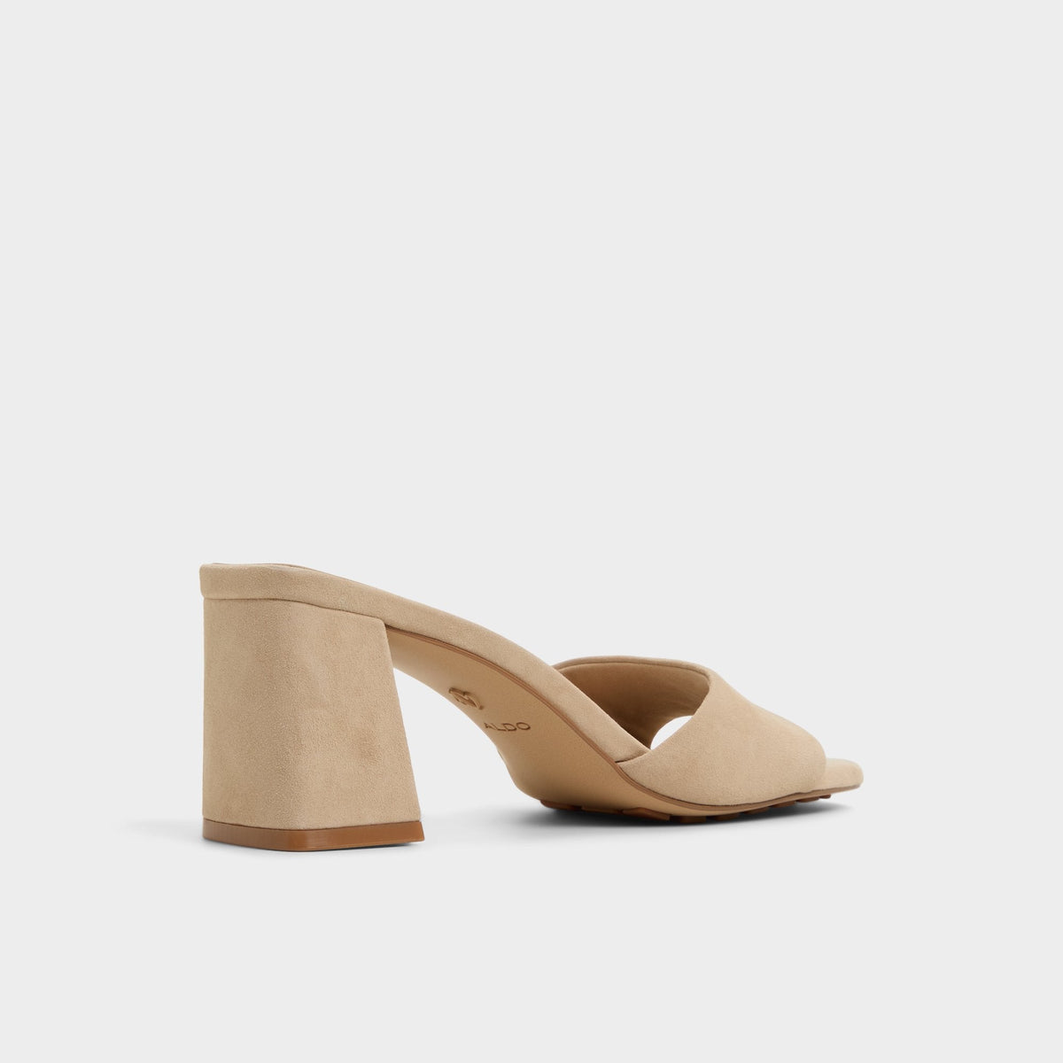 Tisha Beige Women's Heeled mules - Heeled mule, Block heel | Aldo Trending