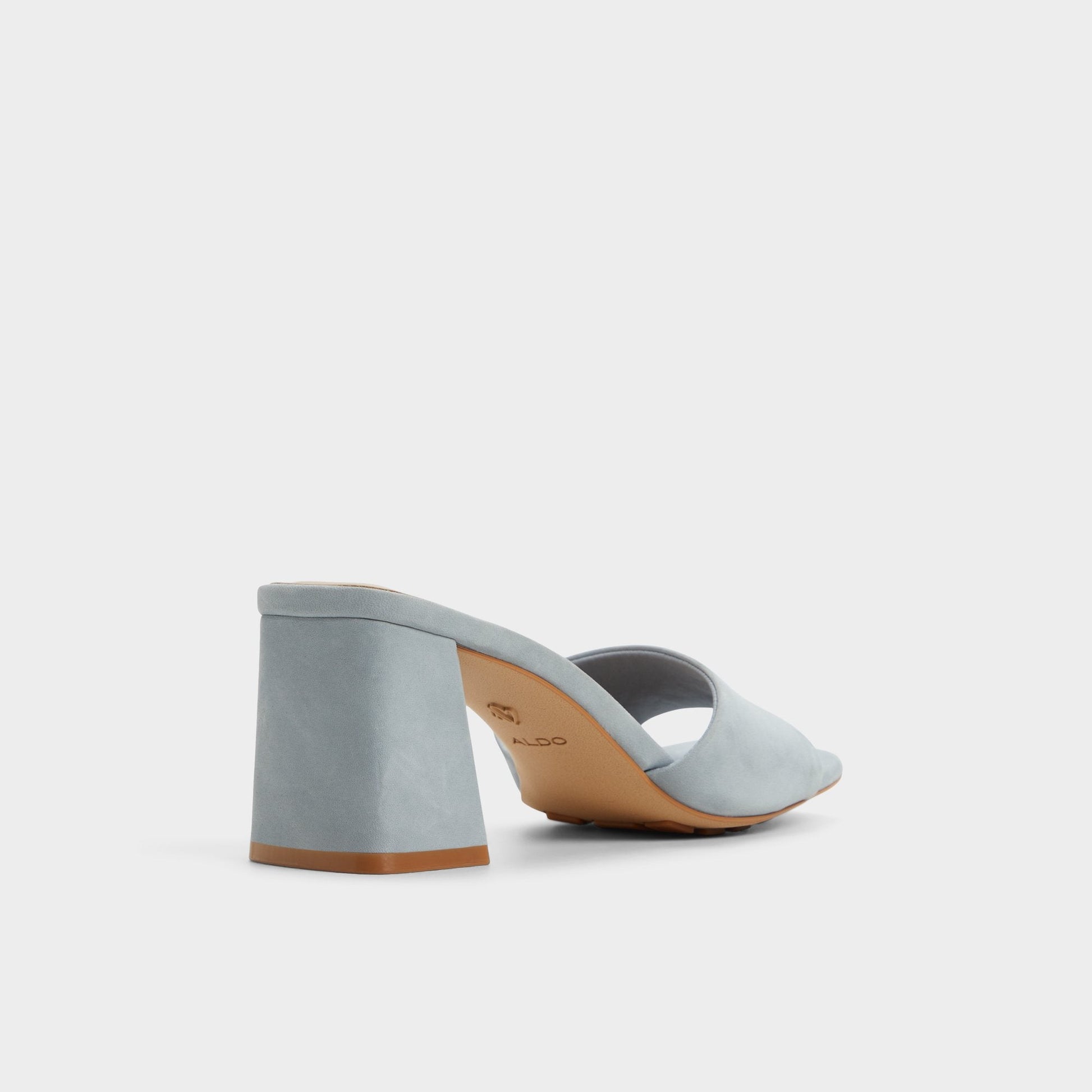 Tisha Other Blue Women's Heeled mules - Heeled mule, Block heel | Aldo Recommended