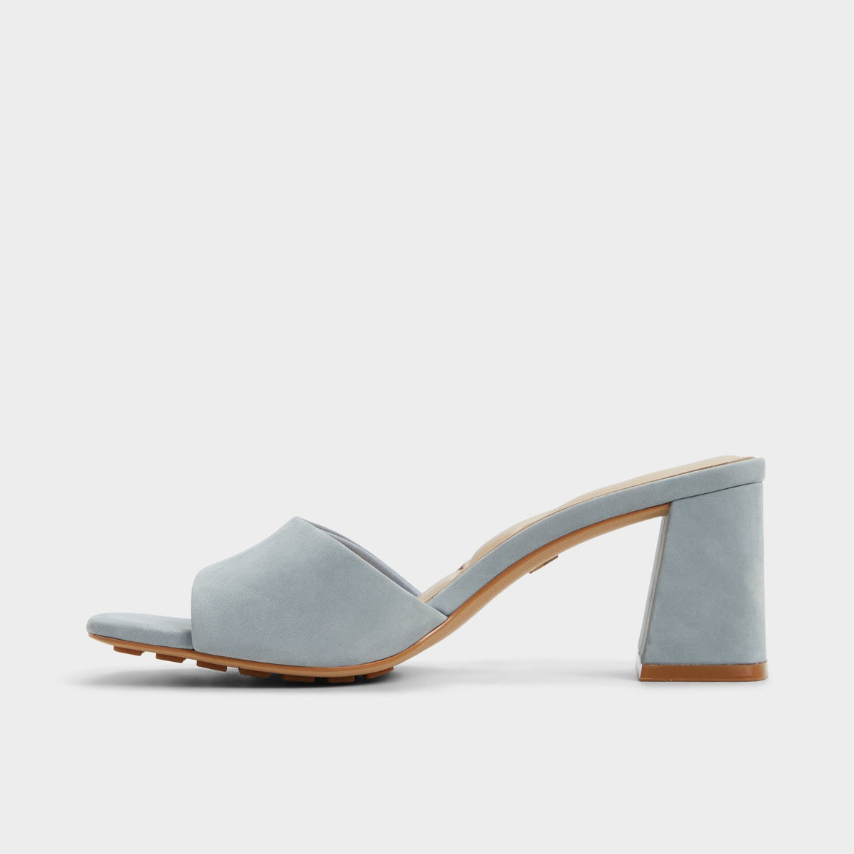 Tisha Other Blue Women's Heeled mules - Heeled mule, Block heel | Aldo Recommended
