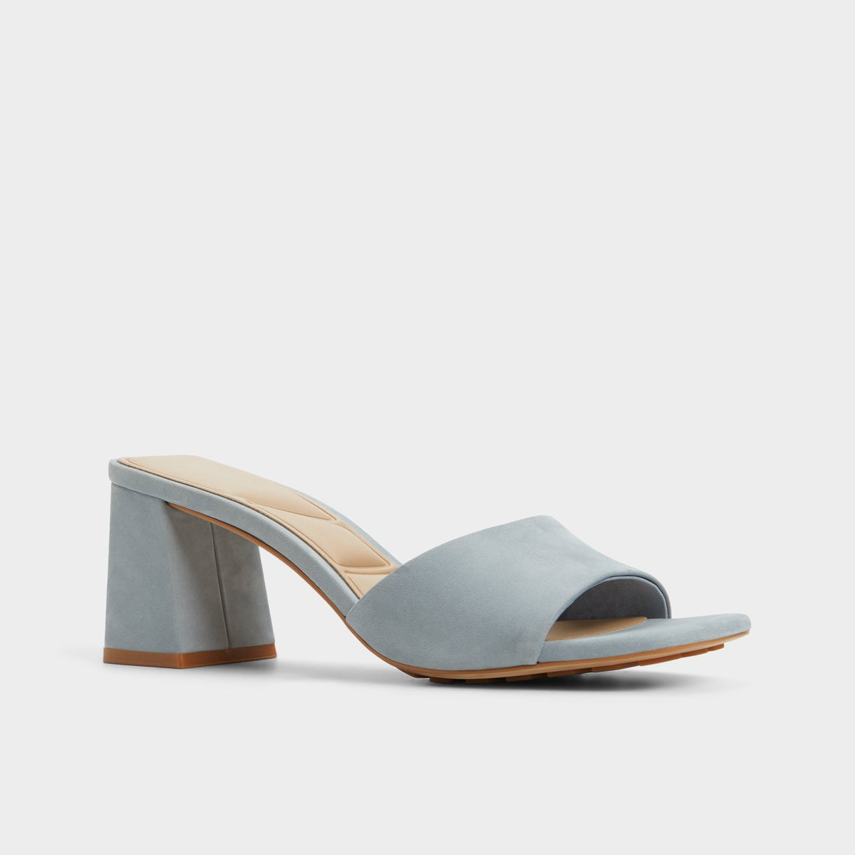 Tisha Other Blue Women's Heeled mules - Heeled mule, Block heel | Aldo Recommended