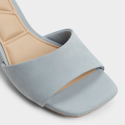 Tisha Other Blue Women's Heeled mules - Heeled mule, Block heel | Aldo Recommended