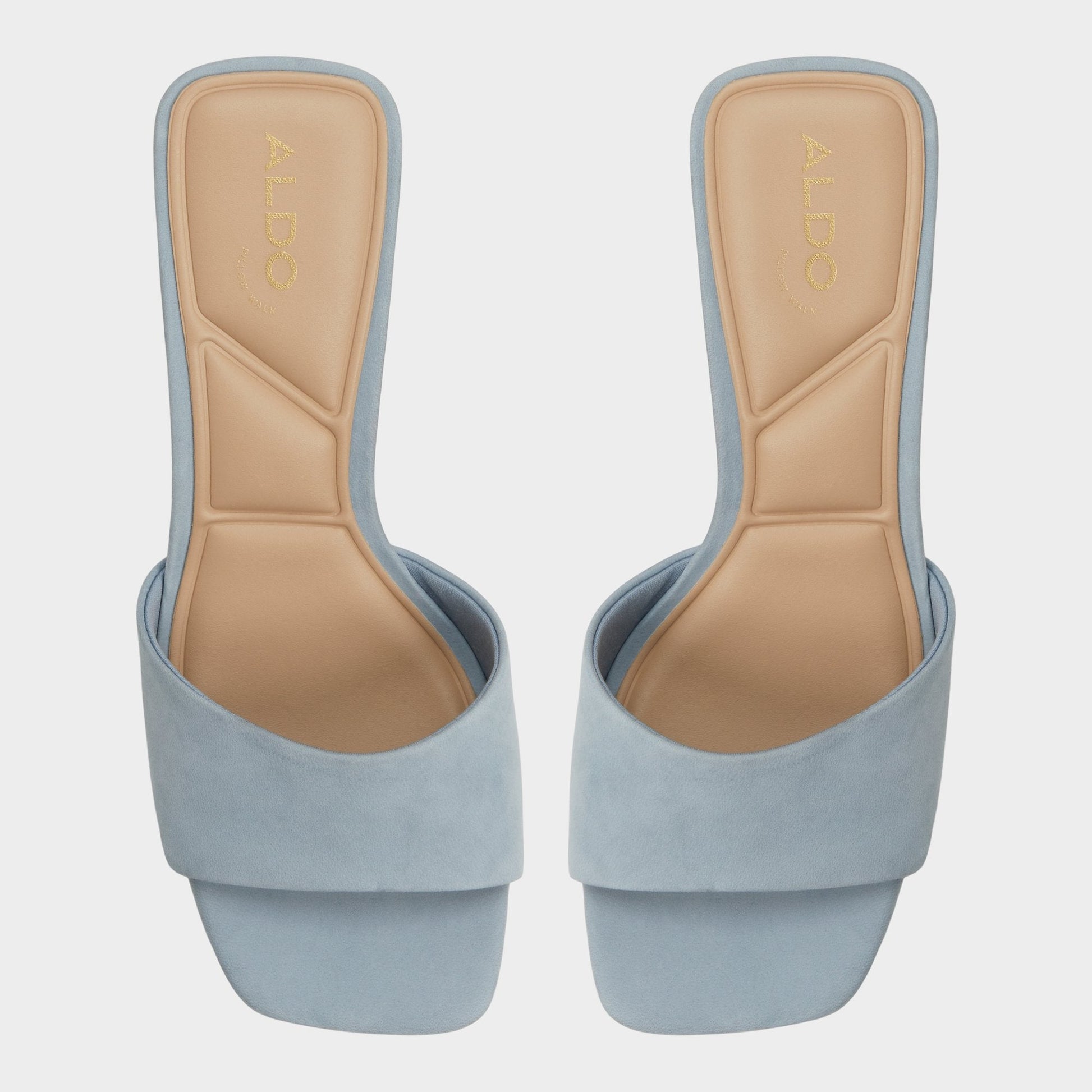 Tisha Other Blue Women's Heeled mules - Heeled mule, Block heel | Aldo Recommended