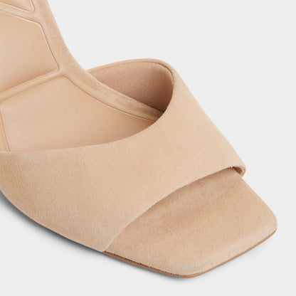 Jennifer in Medium Beige - Heeled mule, Stiletto heel | Aldo Exclusive