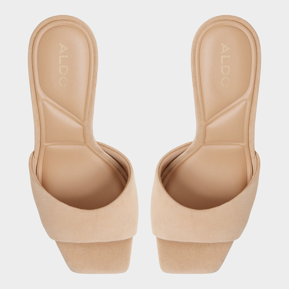 Jennifer in Medium Beige - Heeled mule, Stiletto heel | Aldo Exclusive