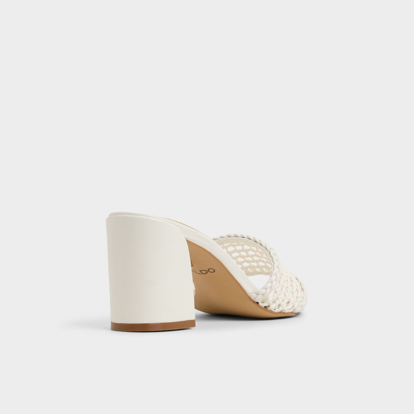 Beachdate White/Bone Women's Block heels - Heeled mule, Block heel | Aldo Signature