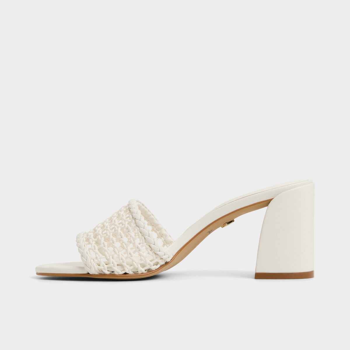 Beachdate White/Bone Women's Block heels - Heeled mule, Block heel | Aldo Signature