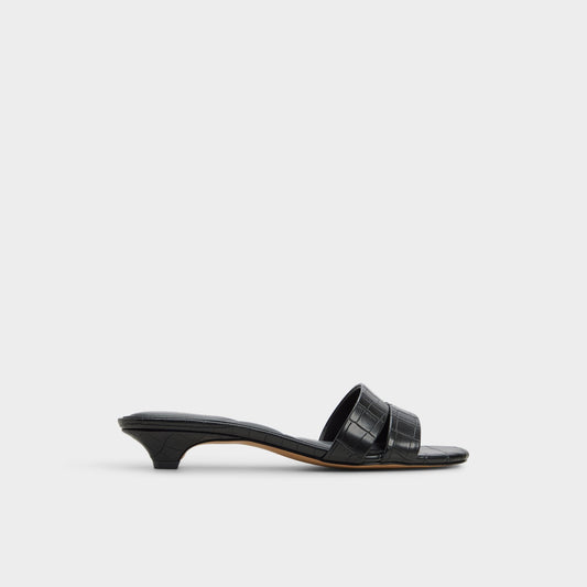 Scarletta Black Women's Heeled mules - Heeled mule, Kitten heel | Aldo New