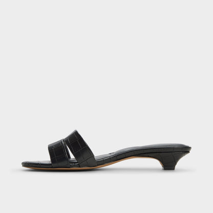 Scarletta Black Women's Heeled mules - Heeled mule, Kitten heel | Aldo New