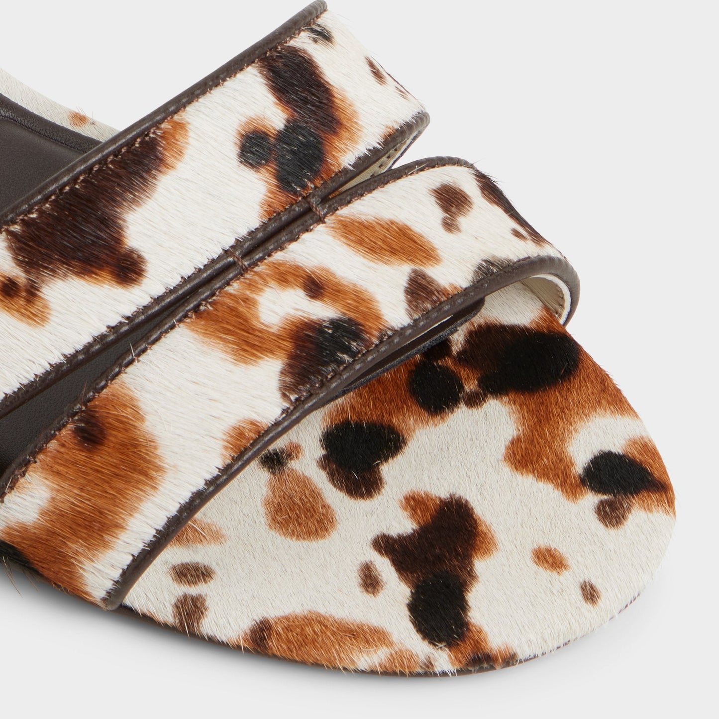 Scarletta White/Black Women's Heeled mules - Heeled mule, Kitten heel | Aldo Popular