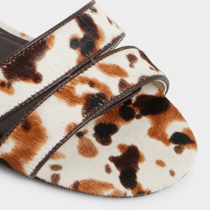 Scarletta White/Black Women's Heeled mules - Heeled mule, Kitten heel | Aldo Popular