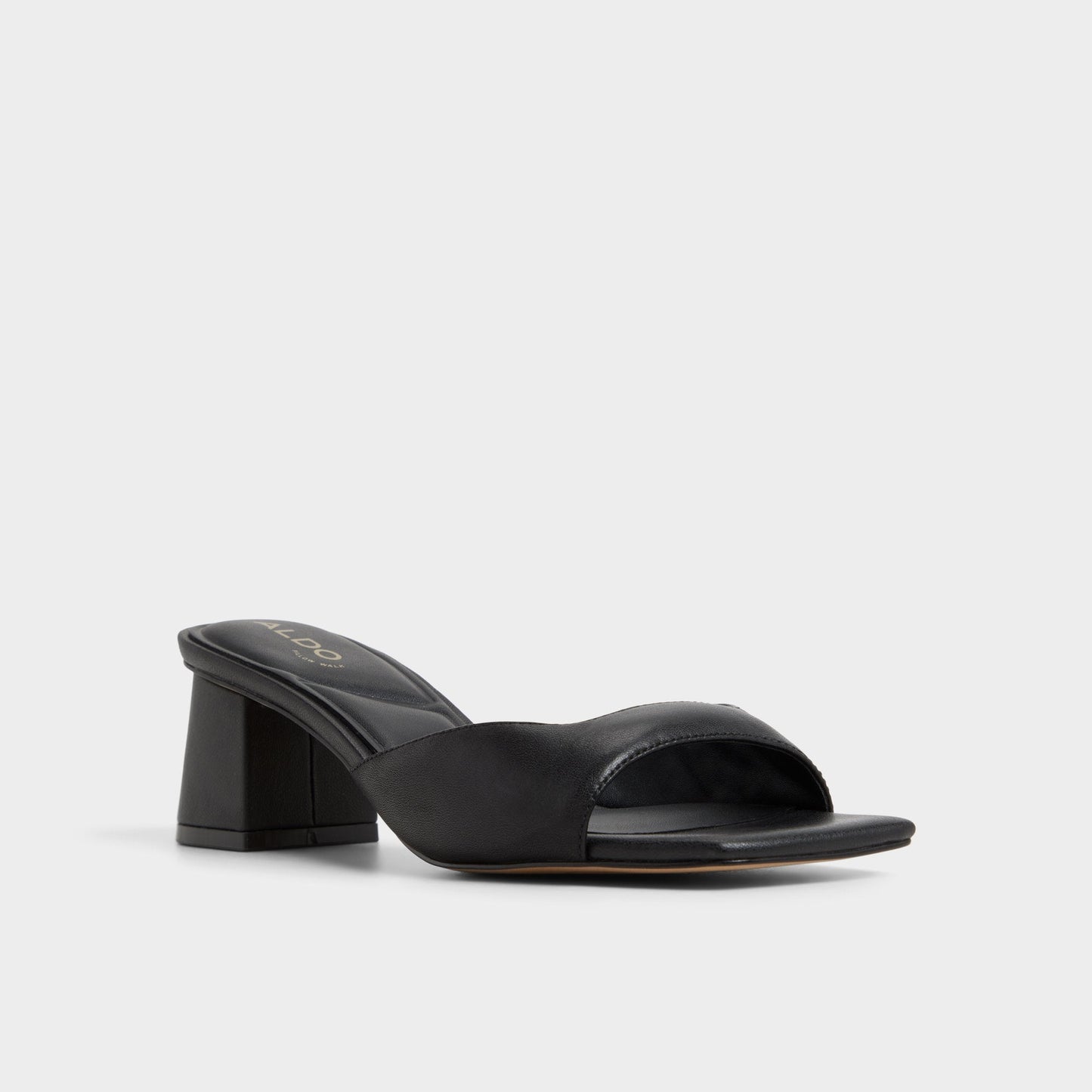 Aneky in Black - Heeled mule, Block heel | Aldo Trending