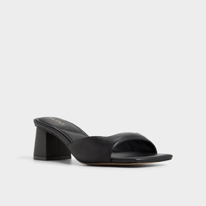 Aneky in Black - Heeled mule, Block heel | Aldo Trending