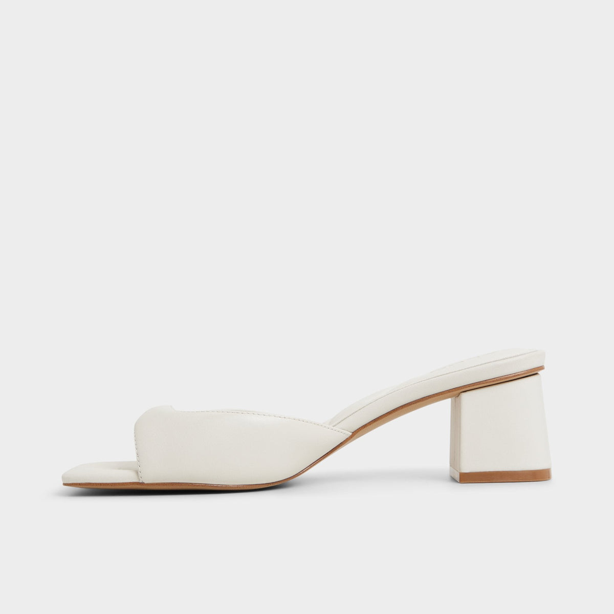 Aneky in White Bone - Heeled mule, Block heel | Aldo Best Seller