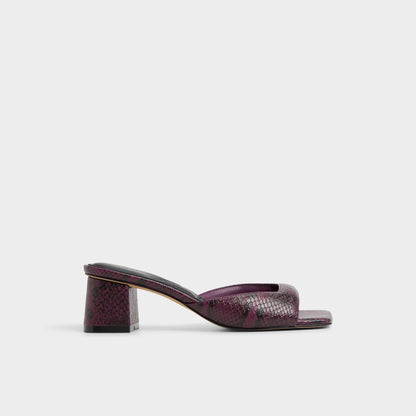 Aneky in Bordo - Heeled mule, Block heel | Aldo Signature
