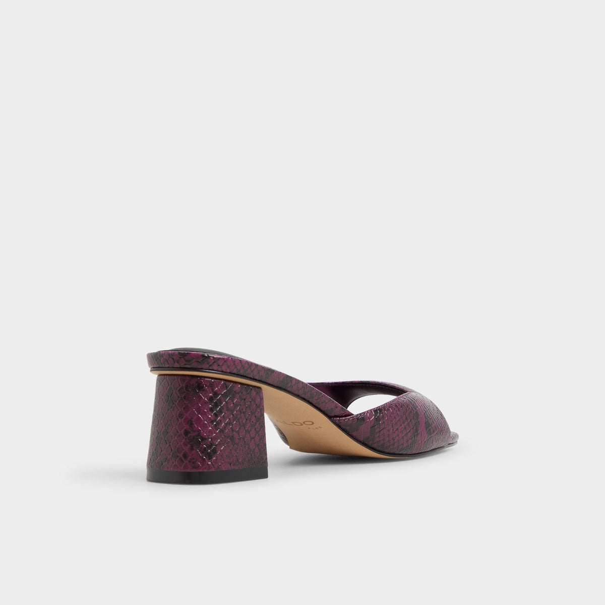 Aneky in Bordo - Heeled mule, Block heel | Aldo Signature